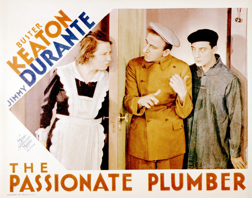 This is an image of Vintage Reproduction Lobby Card of The Passionate Plumber 296284