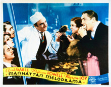 This is an image of Vintage Reproduction Lobby Card of Manhattan Melodrama 296287