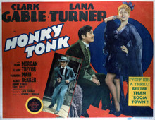 This is an image of Vintage Reproduction Lobby Card of Honky Tonk 296363