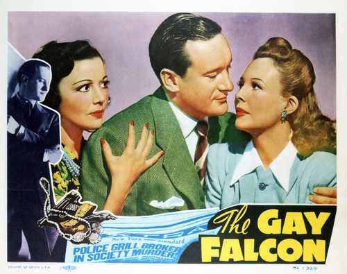 This is an image of Vintage Reproduction Lobby Card of The Gay Falcon 296369