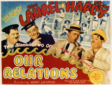 This is an image of Vintage Reproduction Lobby Card of Our Relations 296372