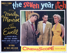 This is an image of Vintage Reproduction Lobby Card of The Seven Year Itch 296376