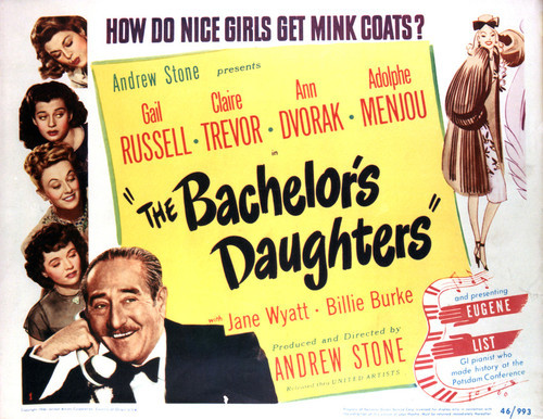 This is an image of Vintage Reproduction Lobby Card of The Bachelor's Daughters 296380