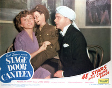 This is an image of Vintage Reproduction Lobby Card of Stage Door Canteen 296389