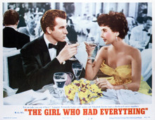 This is an image of Vintage Reproduction Lobby Card of The Girl Who Had Everything 296395