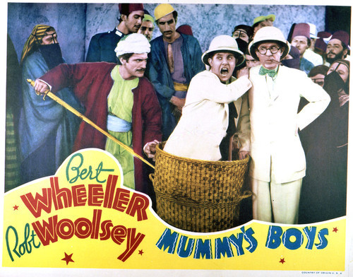 This is an image of Vintage Reproduction Lobby Card of Mummy's Boys 296398