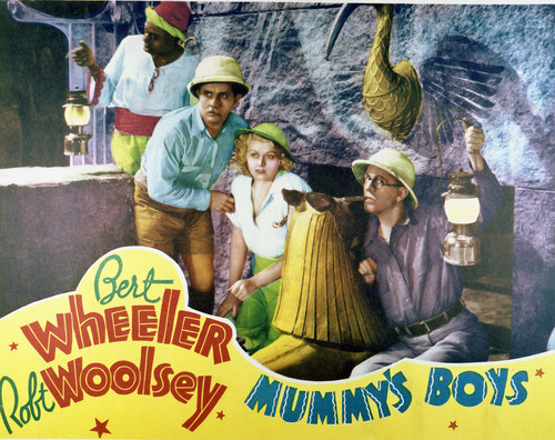 This is an image of Vintage Reproduction Lobby Card of Mummy's Boys 296409
