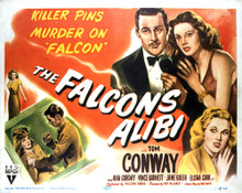 This is an image of Vintage Reproduction Lobby Card of The Falcon's Alibi 296410