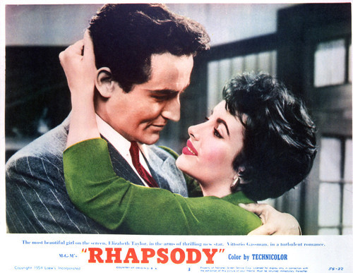 This is an image of Vintage Reproduction Lobby Card of Rhapsody 296412