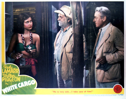 This is an image of Vintage Reproduction Lobby Card of White Cargo 296414