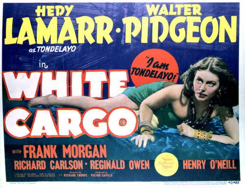 This is an image of Vintage Reproduction Lobby Card of White Cargo 296429