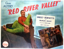 This is an image of Vintage Reproduction Lobby Card of Red River Valley 296431