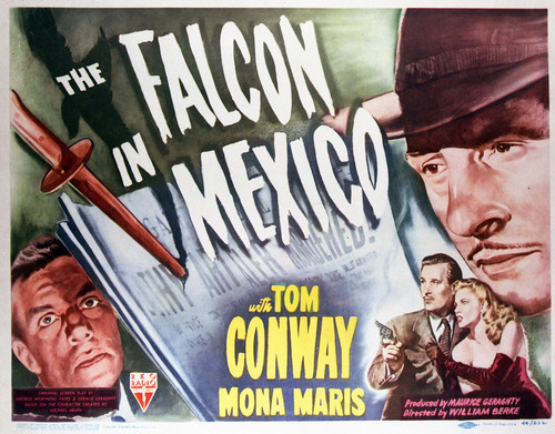 This is an image of Vintage Reproduction Lobby Card of The Falcon in Mexico 296435