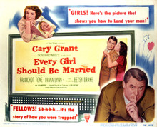 This is an image of Vintage Reproduction Lobby Card of Every Girl Should Be Married 296443