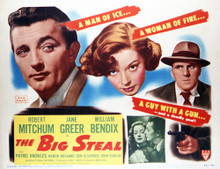 This is an image of Vintage Reproduction Lobby Card of The Big Steal 296444