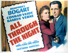 This is an image of Vintage Reproduction Lobby Card of All Through the Night 296445