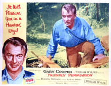 This is an image of Vintage Reproduction Lobby Card of Friendly Persuasion 296453