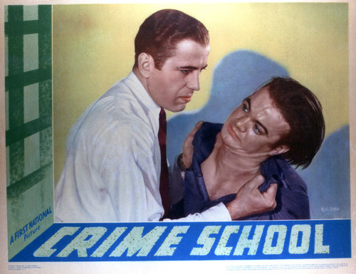 This is an image of Vintage Reproduction Lobby Card of Crime School 296467