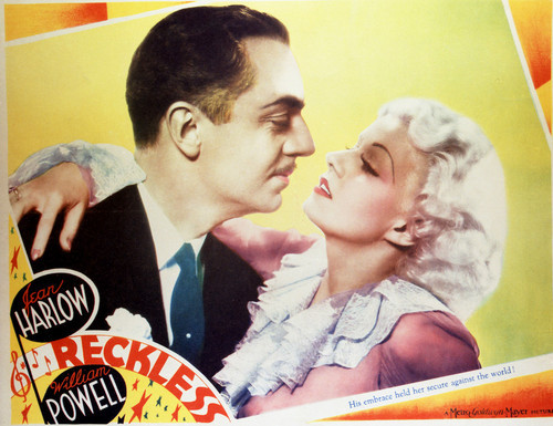 This is an image of Vintage Reproduction Lobby Card of Reckless 296471