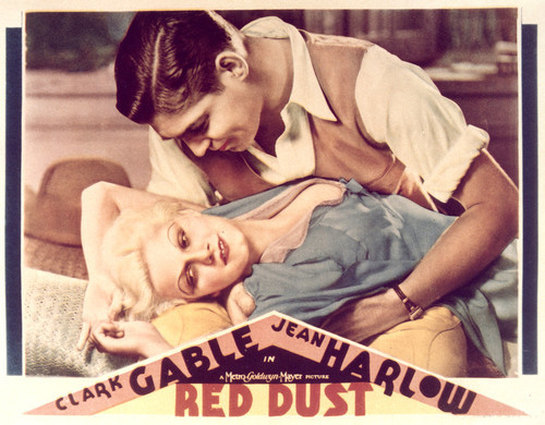 This is an image of Vintage Reproduction Lobby Card of Red Dust 296482