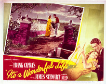 This is an image of Vintage Reproduction Lobby Card of It's a Wonderful Life 296485