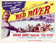 This is an image of Vintage Reproduction Lobby Card of Red River 296493