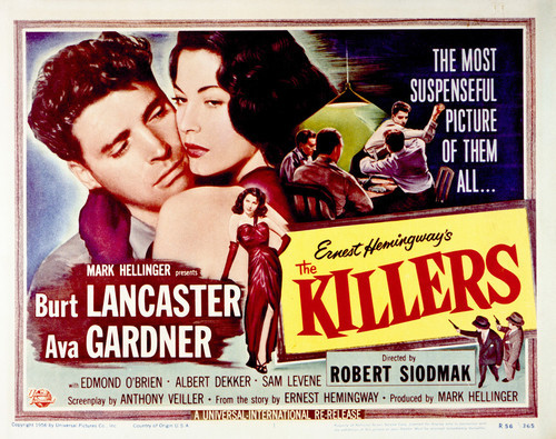 This is an image of Vintage Reproduction Lobby Card of The Killers 1946 296504