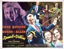 This is an image of Vintage Reproduction Lobby Card of A Damsel in Distress 296513