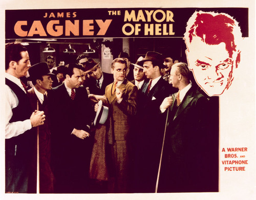 This is an image of Vintage Reproduction Lobby Card of The Mayor of Hell 296514
