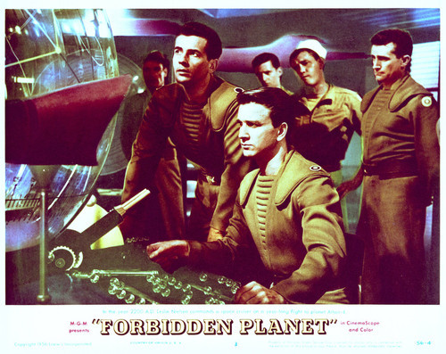 This is an image of Vintage Reproduction Lobby Card of Forbidden Planet 296522