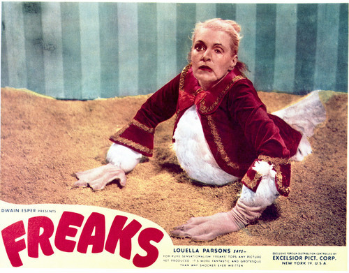 This is an image of Vintage Reproduction Lobby Card of Freaks 296529