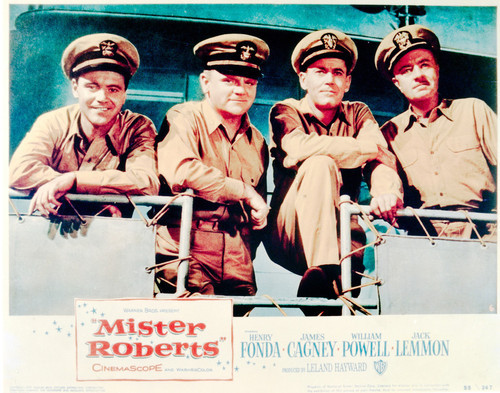 This is an image of Vintage Reproduction Lobby Card of Mister Roberts 296939