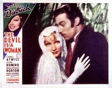 This is an image of Vintage Reproduction Lobby Card of The Devil is a Woman 297233