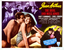 This is an image of Vintage Reproduction Lobby Card of The Devil and Miss Jones 297234