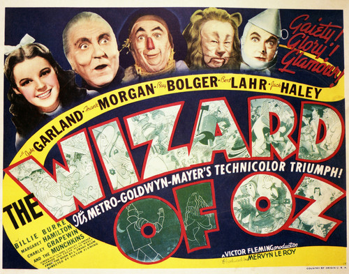 This is an image of Vintage Reproduction Lobby Card of The Wizard of Oz 296905