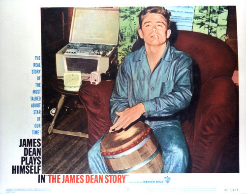 This is an image of Vintage Reproduction Lobby Card of James Dean Story 296909