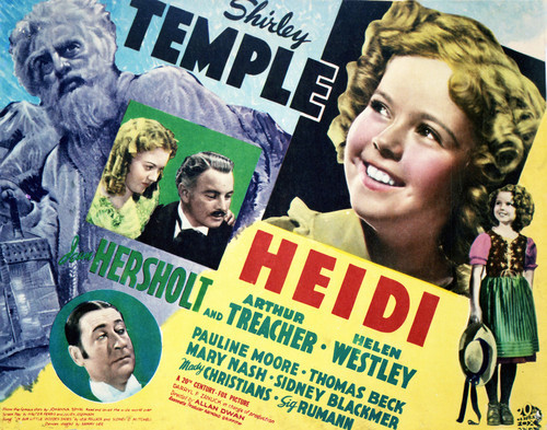 This is an image of Vintage Reproduction Lobby Card of Heidi 296914