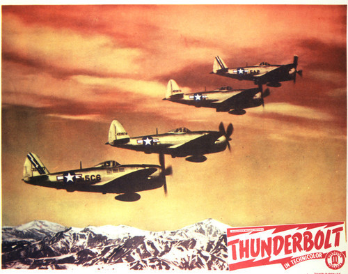 This is an image of Vintage Reproduction Lobby Card of Thunderbolt 296917