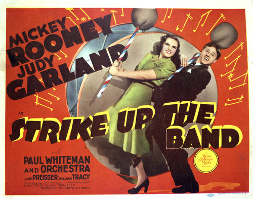 This is an image of Vintage Reproduction Lobby Card of Strike Up the Band 296928