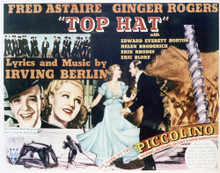 This is an image of Vintage Reproduction Lobby Card of Top Hat 296937