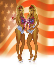 This is an image of Photograph & Poster of Barbi Twins 253953
