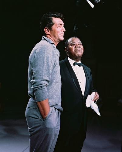 This is an image of Photograph & Poster of Louis Armstrong & Dean Martin 244323