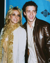 This is an image of Photograph & Poster of Britney Spears and Justin Timberlake 250428