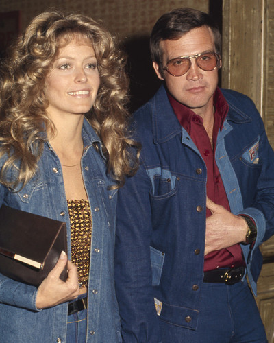 This is an image of Prints & Posters of Farrah Fawcett and Lee Majors 201354