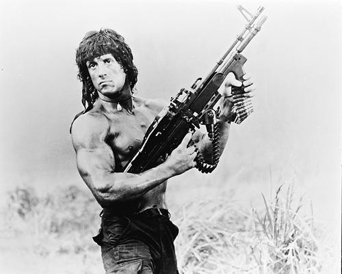 This is an image of 11300 Sylvester Stallone Photograph & Poster