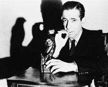 This is an image of 12109 Humphrey Bogart Photograph & Poster