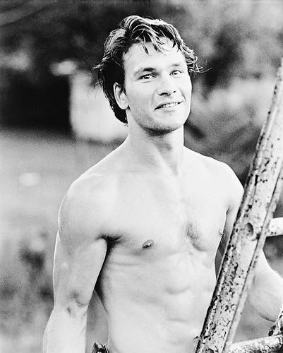 This is an image of 12479 Patrick Swayze Photograph & Poster