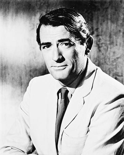 This is an image of 12730 Gregory Peck Photograph & Poster