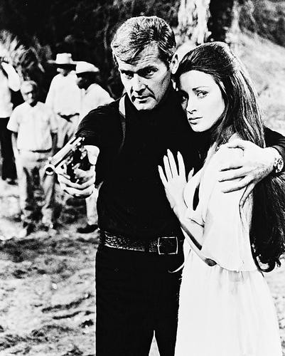 This is an image of 13918 Roger Moore Photograph & Poster