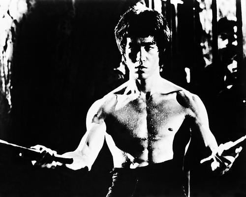 This is an image of 16089 Bruce Lee Photograph & Poster